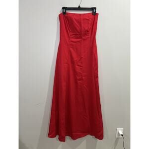 Sofie The Label NWT Charlie Strapless Red Dress Size Medium Formal Gown